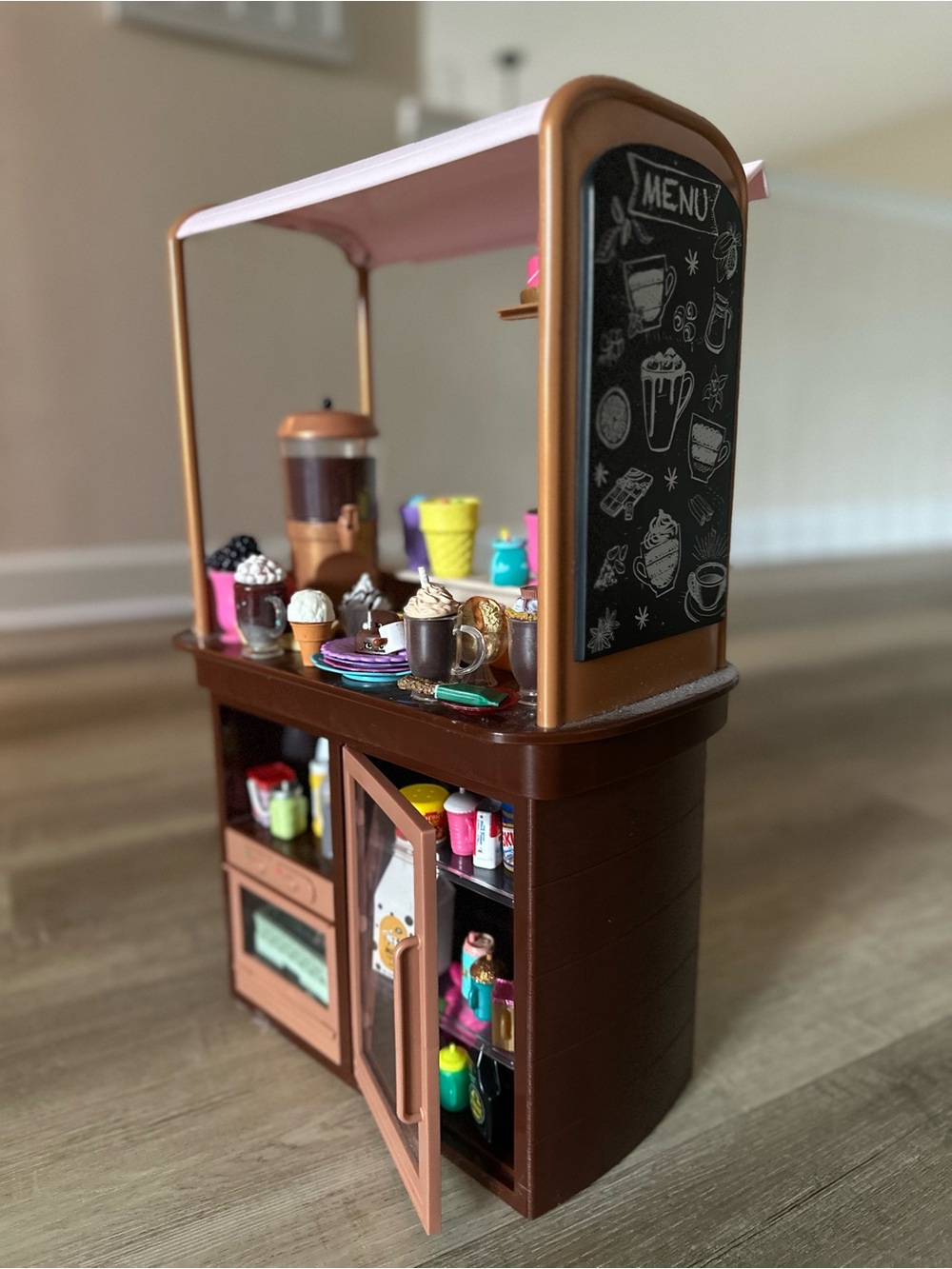 Our Generation Hot Chocolate Stand with Accessories